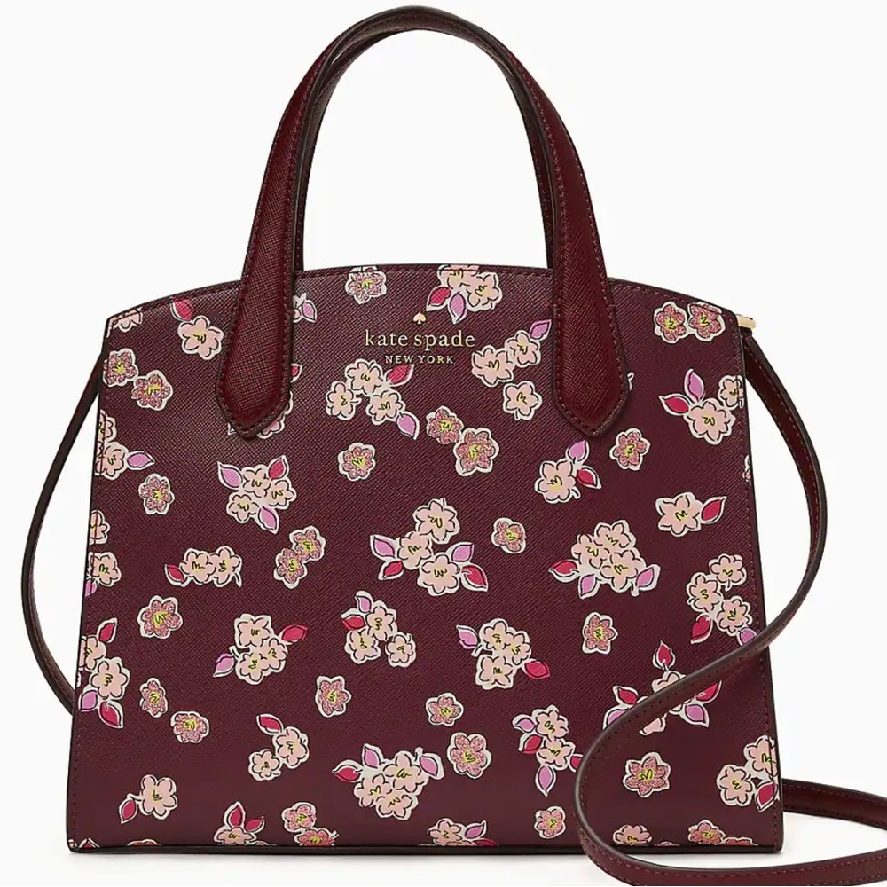 Kate spade medium tinsel satchel purse bag